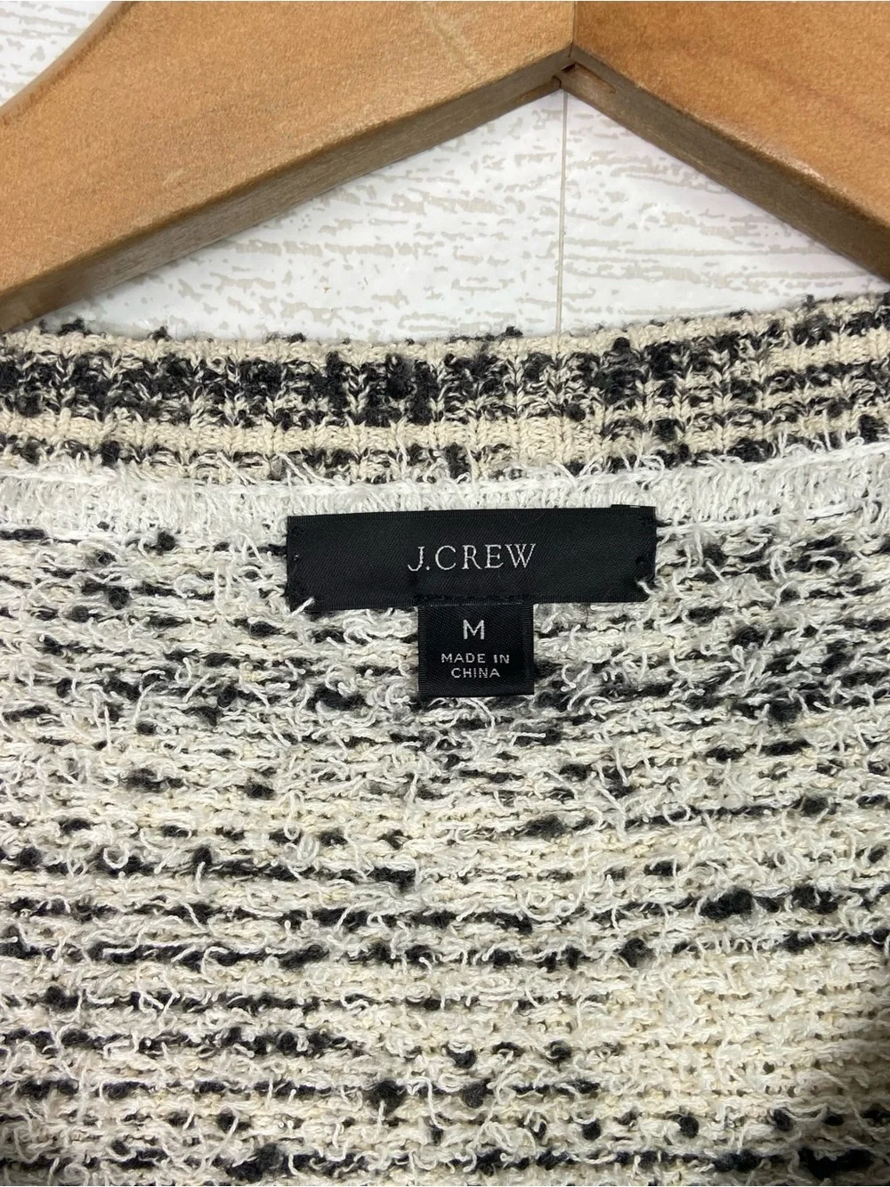 JCrew Space Dyed Textured Cardigan Sweater Medium